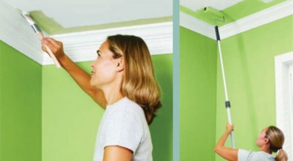 Как правильно покрасить потолок